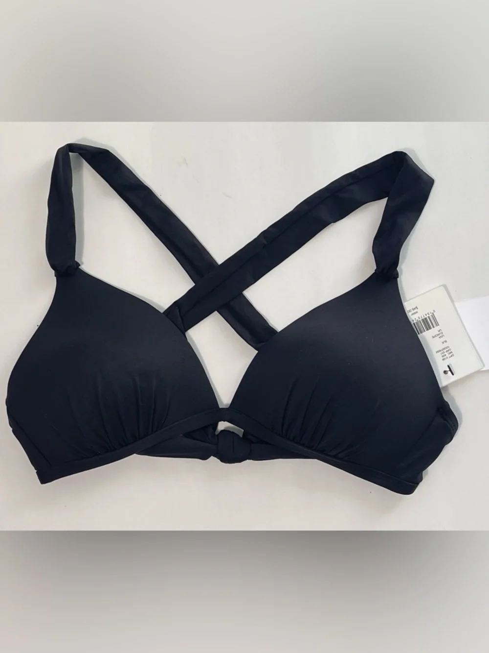Gibson Latimer Women’s bikini top Black NWT Size S